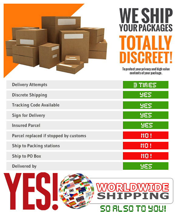 world wide discreet shipping